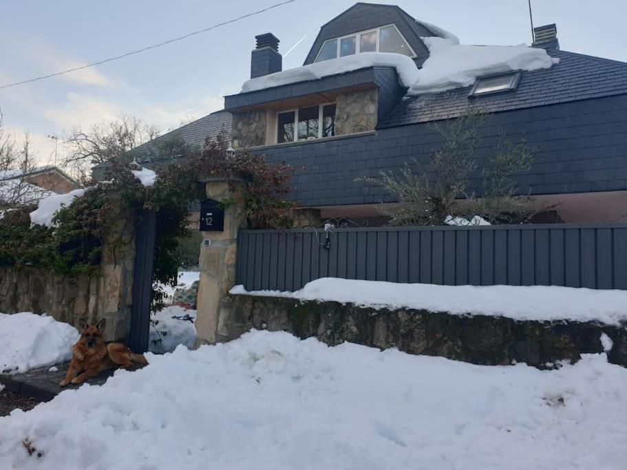 Chalet De 5 Habitaciones En La Sierra De Madrid El Olivo De Miraflores Мирафлорес-де-ла-Сьерра Экстерьер фото